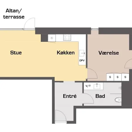 Beautiful 1-br W A Balcony By Harbour - 82 아파트 오덴세